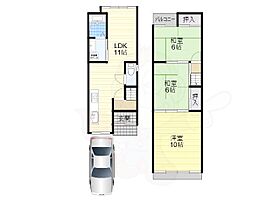 大阪府堺市東区日置荘田中町（賃貸一戸建3LDK・1階・72.16㎡） その2