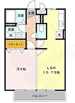 グランシャリオ1  ｜ 大阪府堺市北区長曽根町1947番1号（賃貸アパート1LDK・2階・40.29㎡） その2