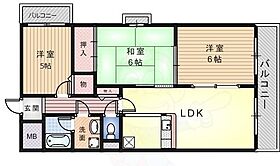 アーバンスカイハイツ 501 ｜ 大阪府堺市北区百舌鳥赤畑町４丁250番1号（賃貸マンション3LDK・5階・62.52㎡） その2