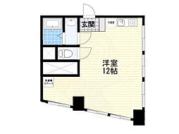 ウエムラ堺東ビル ワンルームの間取図画像