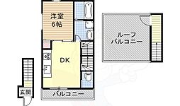 プリッ2初芝 2階