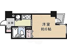 ジョイフルサカイ 1Kの間取図画像