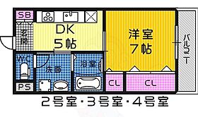 大阪府堺市堺区北庄町２丁（賃貸マンション1DK・4階・26.00㎡） その2