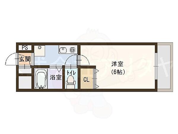 大阪府堺市東区野尻町(賃貸マンション1K・3階・19.17㎡)の写真 その2