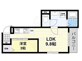 大阪府堺市西区鳳西町２丁（賃貸アパート1LDK・3階・30.25㎡） その2