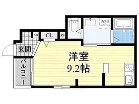 大阪府堺市堺区東雲西町２丁（賃貸アパート1R・1階・24.39㎡） その2