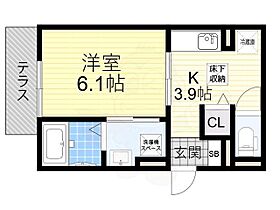 大阪府堺市堺区中安井町１丁4番5号（賃貸アパート1K・1階・26.56㎡） その2