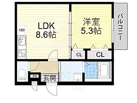 大阪府堺市北区百舌鳥赤畑町５丁385番1号（賃貸アパート1LDK・2階・34.02㎡） その2