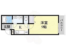 大阪府堺市北区東三国ヶ丘町５丁（賃貸アパート1K・2階・27.26㎡） その2