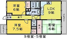 大阪府堺市中区深井清水町（賃貸マンション3LDK・3階・63.65㎡） その2