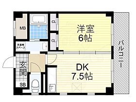 大阪府堺市北区百舌鳥赤畑町２丁55番1号（賃貸マンション1DK・4階・35.00㎡） その2