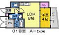 Racine宿院4階6.3万円