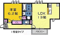 間取図画像 1LDK