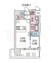 スプランディッド堺東DUE  ｜ 大阪府堺市堺区北安井町1番8号（賃貸マンション1LDK・7階・39.02㎡） その2
