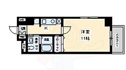 プライムス堺駅前フェニックス通り 1Kの間取図画像