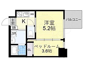 セレニテ本町リアン  ｜ 大阪府大阪市中央区北久宝寺町２丁目5番2号（賃貸マンション2K・3階・27.04㎡） その2