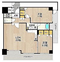 フェニックス日本橋高津  ｜ 大阪府大阪市中央区高津２丁目4番6号（賃貸マンション2LDK・11階・85.08㎡） その2