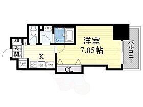 Luxe天神橋  ｜ 大阪府大阪市北区天神橋２丁目2番17号（賃貸マンション1K・7階・24.81㎡） その2