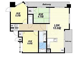 間取図画像 3LDK