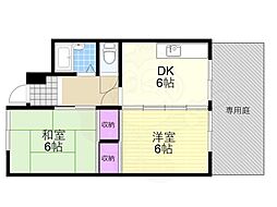 セントラルコート南桜塚 1階/-