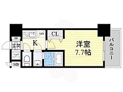 S-RESIDENCEフクシマLuxe 1Kの間取図画像