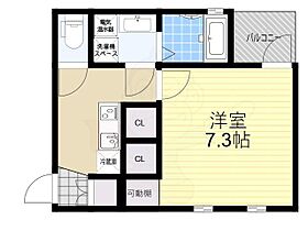 ゼニス天神  ｜ 大阪府池田市天神２丁目（賃貸アパート1K・3階・25.07㎡） その2