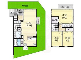 ウィルコート桜  ｜ 大阪府箕面市桜６丁目（賃貸テラスハウス3LDK・1階・99.08㎡） その2