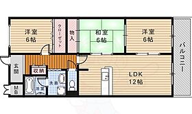 レグルス石澄 202 ｜ 大阪府池田市畑２丁目7番7号（賃貸マンション3LDK・2階・64.00㎡） その2