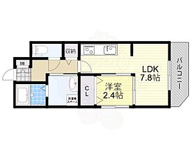 RIFF石橋阪大前  ｜ 大阪府池田市豊島北２丁目（賃貸マンション1LDK・4階・28.04㎡） その2