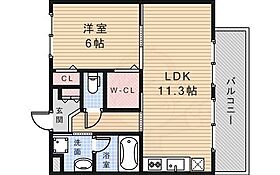 Centro Paese  ｜ 大阪府池田市宇保町13番15号（賃貸アパート1LDK・2階・43.47㎡） その2