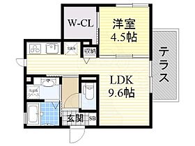 ラフィネ  ｜ 大阪府箕面市桜井２丁目7番14号（賃貸アパート1LDK・1階・36.15㎡） その2