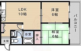 第2明石ハイツ 402 ｜ 大阪府池田市住吉１丁目（賃貸マンション2LDK・4階・45.00㎡） その2