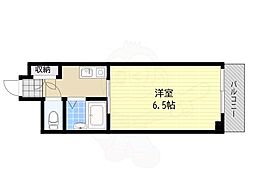 永和マンション 1Kの間取図画像