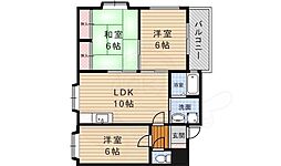 ウエストサイド箕面 1階3LDKの間取り