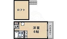 メゾンサクラ ワンルームの間取図画像