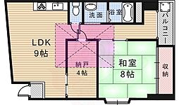 アーバンハイム2 1SLDKの間取図画像