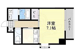 WIKEDA 1Kの間取図画像