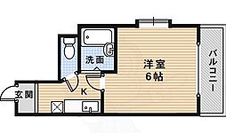 シティライフフェニックス 1Kの間取図画像