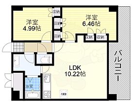 フェルティ・シャトー大阪  ｜ 大阪府大阪市西淀川区佃５丁目（賃貸マンション2LDK・8階・60.20㎡） その2