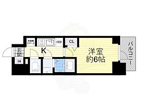 プレサンス西九条シティベイ  ｜ 大阪府大阪市此花区西九条１丁目34番（賃貸マンション1K・2階・21.83㎡） その2