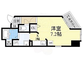 サンフレスカ福島  ｜ 大阪府大阪市福島区福島７丁目（賃貸マンション1R・6階・26.67㎡） その2