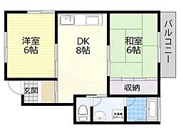 八木ハイツ 1階/-