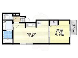間取図画像 1LDK