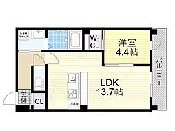サンティエ福島吉野 4階/-