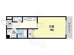 パーラム野田 1Kの間取図画像