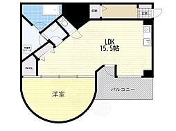 シオンズガーデン花川 1LDKの間取図画像