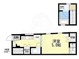 CasaAsteriaフクシマ7 1DKの間取図画像