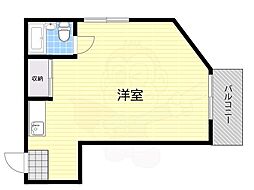 パレックス野田 ワンルームの間取図画像