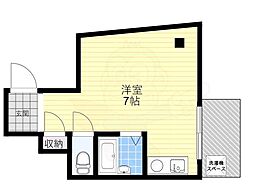 MTKビル ワンルームの間取図画像
