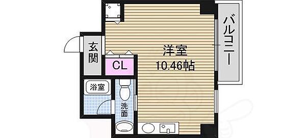 FEEL三国 ｜大阪府大阪市淀川区新高４丁目(賃貸マンション1R・2階・26.26㎡)の写真 その2